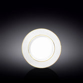 Wilmax Porzellanteller mit Goldrand, 18 cm – WL-880102101/A